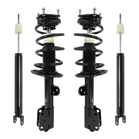 Unity 4-13111-259140-001 Front and Rear Complete Strut Assembly Shock Kit 4-13111-259140-001